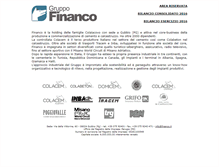 Tablet Screenshot of financo.it